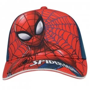 Image of Character Peak Cap Childrens - Spiderman