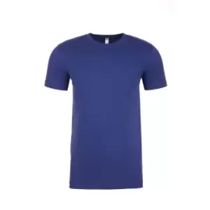 Image of Next Level Adults Unisex Suede Feel Crew Neck T-Shirt (L) (Royal Blue)
