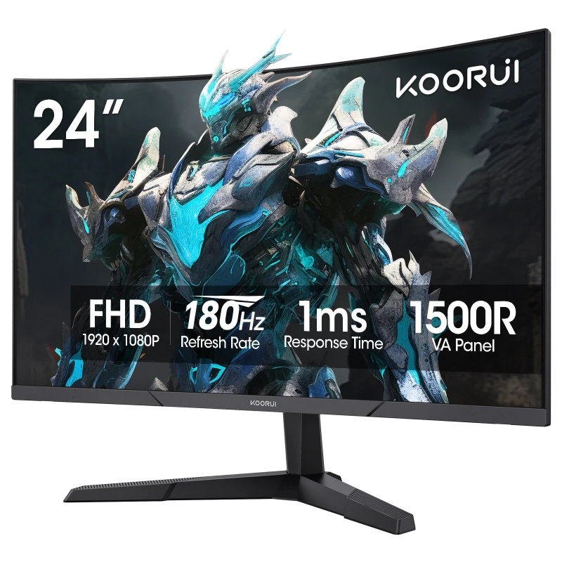 Image of Koorui 24E6CA computer monitor 61cm (24") 1920 x 1080 pixels Ful
