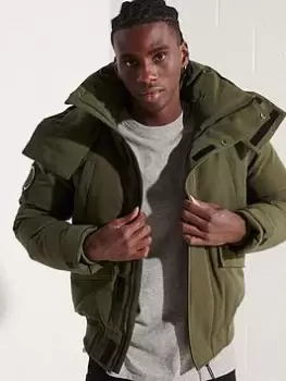 Image of Superdry Code Everest Padded Jacket, Moss Size M Men