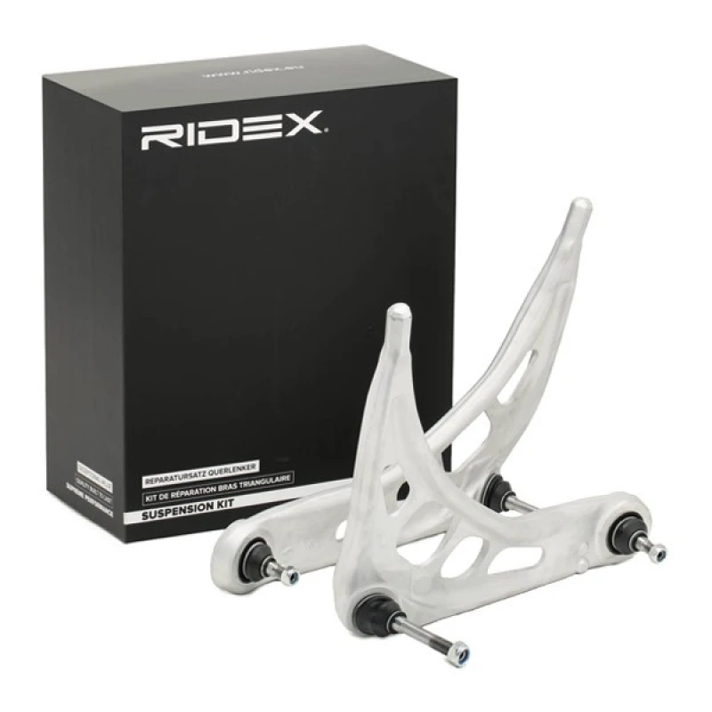 Image of RIDEX 772S0519 Control arm repair kit Front Axle Left, Control Arm Suspension Kit (772)