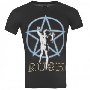 Image of Official Rush T Shirt Mens - Starman Glow