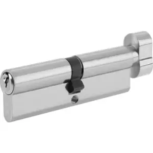Image of Yale 6 Pin Euro Thumbturn Cylinder 30-10-30mm Nickel in Silver Brass