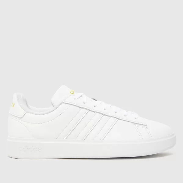 Image of adidas grand court 2.0 trainers in white White UK 7 (EU 40?)