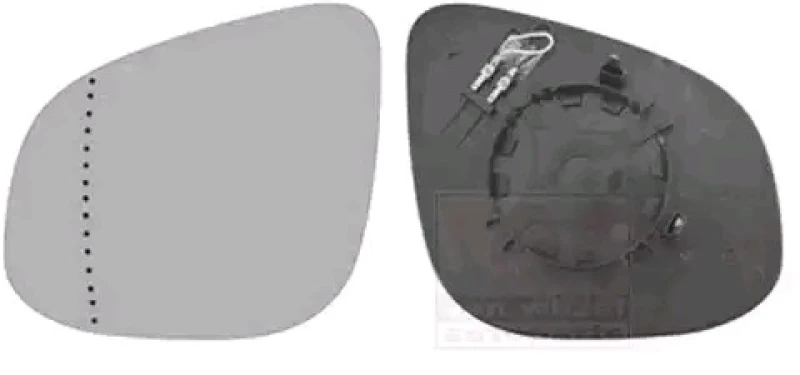 Image of VAN WEZEL 4412837 Wing Mirror Glass * HAGUS * Left Mirror Glass,outside mirror (1914)