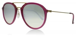 image of Ray-Ban 4253 Sunglasses Shiny Fuxia 62359U 53mm