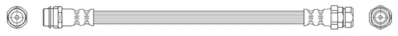 Image of K&K FT0249 Brake Hose Brake Hose (83)
