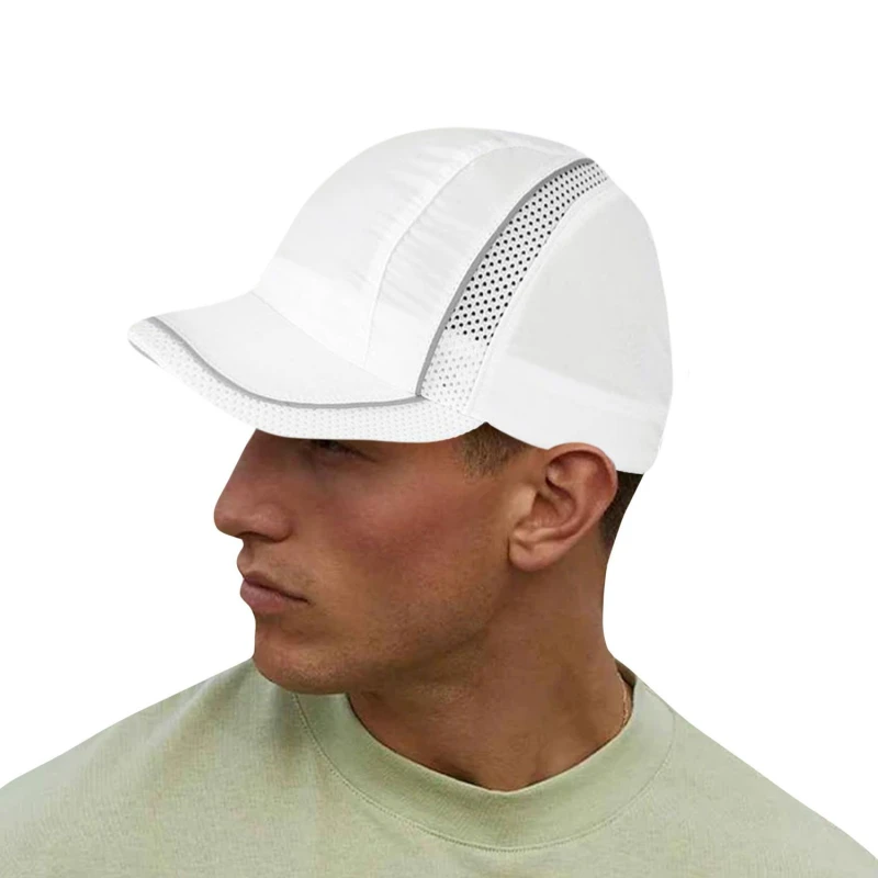 Image of Beechfield Beechfield Men Coolmax Flow Mesh Baseball Cap Headwear Pack of 2 in White White One Size Male 5059269089931