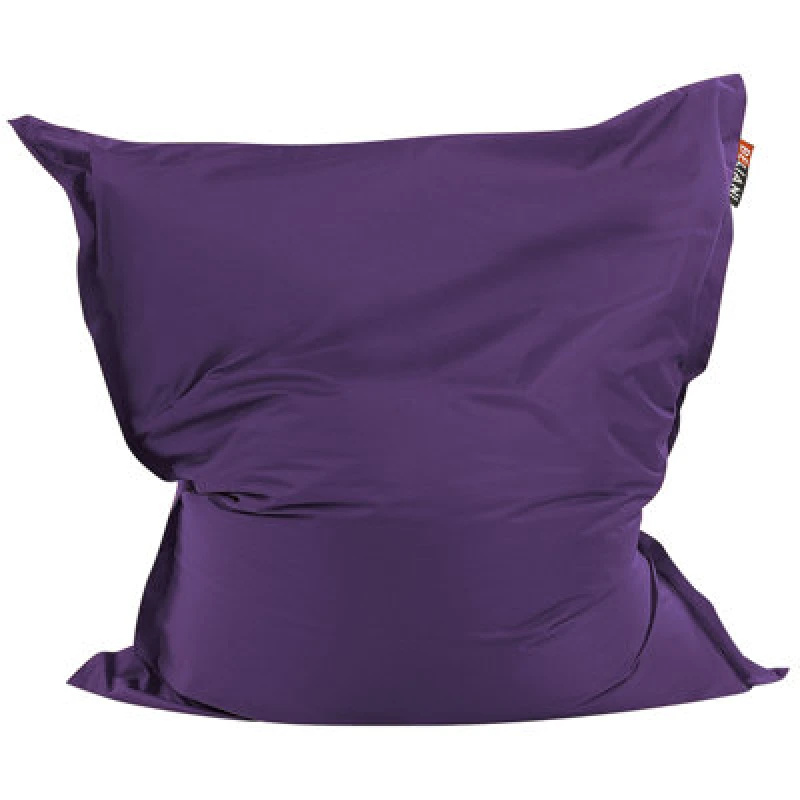 Image of Beliani Bean Bag 300 L Fuzzy 140 Cm 180 Cm Violet
