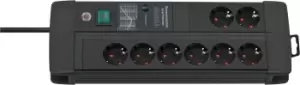 Image of Brennenstuhl 1256000698 power extension 3m 8 AC outlet(s) Indoor...