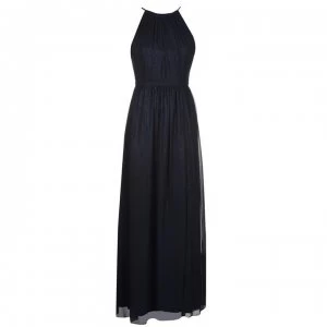 Image of Little Mistress Maxi Chain Neck Dress - Blue