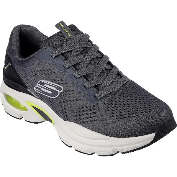 Image of Skechers Mens Skech-Air Ventura Stretch Mesh Trainers UK Size 10 (EU 45) Teal Black SKE2274-TLBK-10