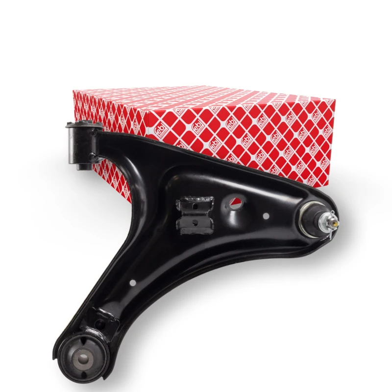 Image of FEBI BILSTEIN 41366 Suspension arm Control Arm, Sheet Steel, Front Axle Left, with ball joint, with rubber mounts Sheet Steel Track Control Arm (273)