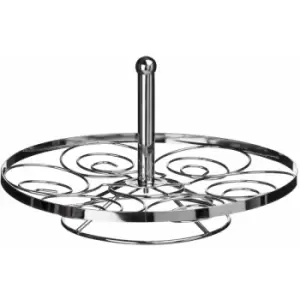 image of Chrome 6 Cup Cake Stand - Premier Housewares