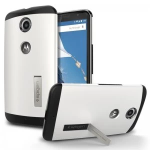 image of Spigen Nexus 6 Case Slim Armor - Shimmery White