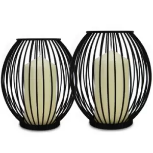 image of Cage Candle Holders - Set of 2 M&amp;W