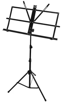 image of Cobra Fully Adjustable Compact Folding Sheet Music Stand with Storage Bag