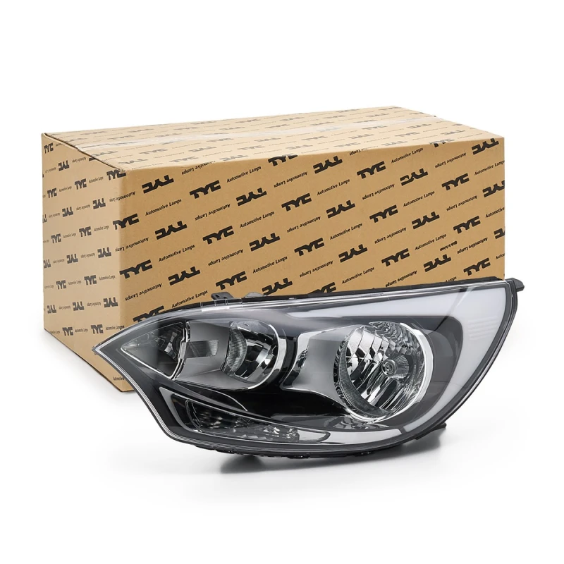 Image of TYC 20-14104-05-2 Headlights H1, with electric motor, Left Headlight (259)