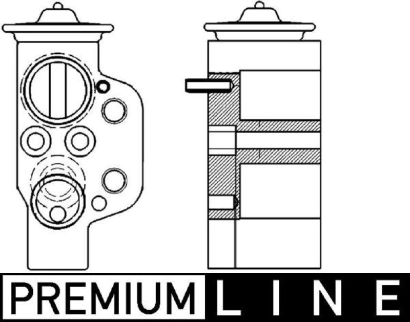 Image of AC expansion valve MAHLE AVE 115 000P