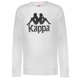 image of Kappa Authentic Zemin Sweatshirt Mens - White/Black