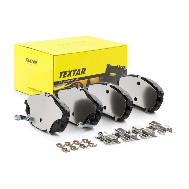 Image of TEXTAR 2569801 Brake pad set Q+ with acoustic wear warning, with accessories Brake Pad Set,disc brake (402)