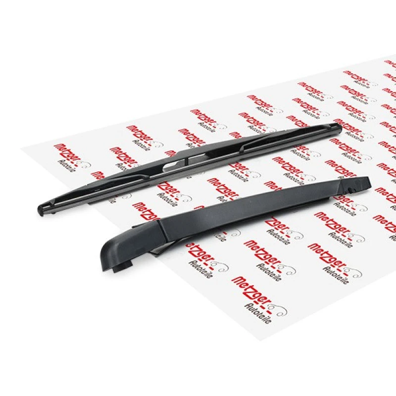 Image of METZGER 2190258 Wiper Arm with wiper blade, Rear, with cap Wiper Arm,windscreen washer (301)