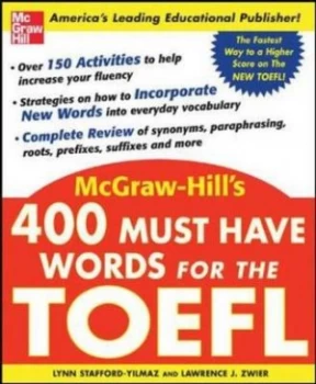 Image of 400 Must-Have Words for the Toefl by Lynn Stafford-Yilmaz Paperback