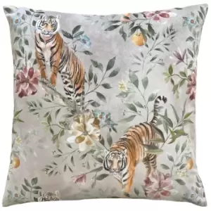 Image of Orient Tiger Repeat Cushion Taupe