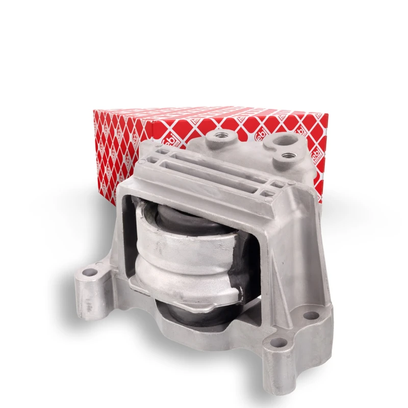 Image of FEBI BILSTEIN 29908 Engine mount Right, Hydro Mount Elastomer Engine Mounting (247)
