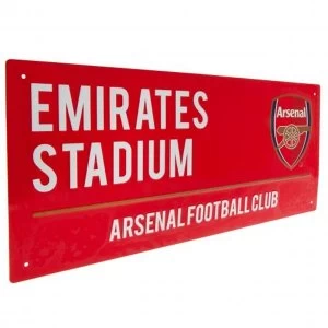 image of Arsenal FC Red Street Sign