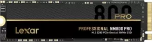 Image of Lexar Professional NM800 PRO SSD 1TB PCIe Gen4 M.2 SSD - 7500 MB/s read and 6300 MB/s write - LNM800P001T-RNNNG