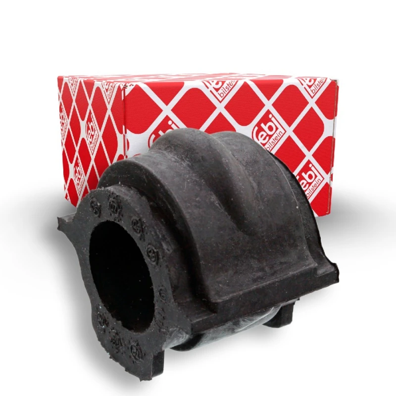 Image of FEBI BILSTEIN 42516 Stabilizer Bushes Front Axle, Rubber Rubber Anti-roll Bar Bush Kit (1334)