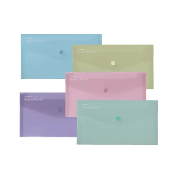 Image of Snopake Reborn Polyfile DL Assorted (Pack of 5) 15908