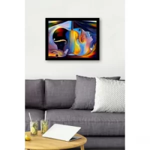 Image of SC0669 Multicolor Decorative Framed MDF Painting