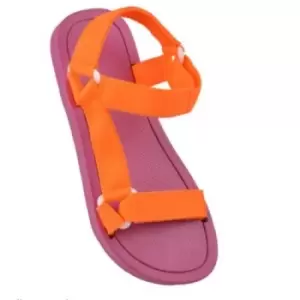 Image of Sand Rocks Womens/Ladies Sandals (6 UK) (Orange/Pink)