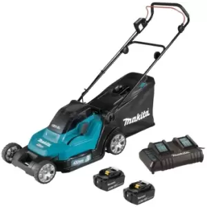 image of Makita DLM432CT2 430mm Cordless Lawnmower