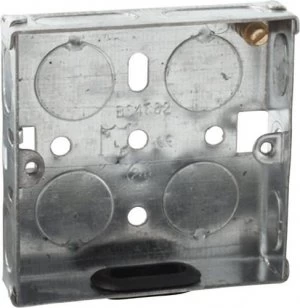 Image of Dencon 1G 16mm Galvanised Steel Box