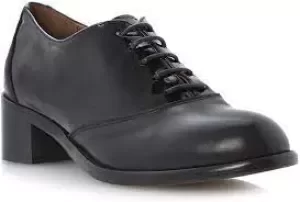 image of Bertie Black Leather 'Fill' Lace-Up Shoes - 4