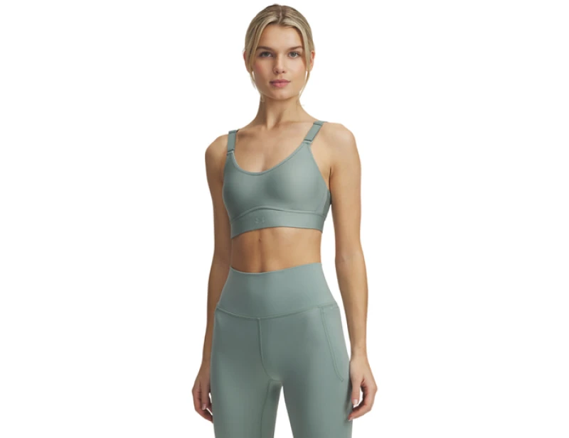 Image of Under Armour Infinity Mid 2.0 Sports Bra Women Green C348 XSA-C