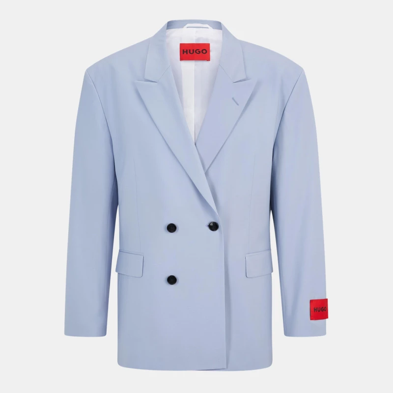 Image of Hugo Mens Urban232x Suit Jacket Pastel Blue male 36 (46)
