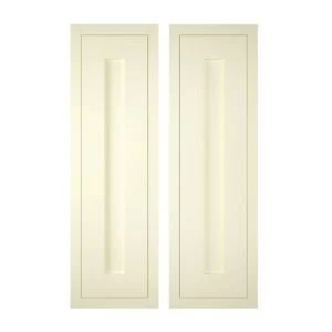 IT Kitchens Holywell Ivory Style Framed Larder door W300mm Set of 2