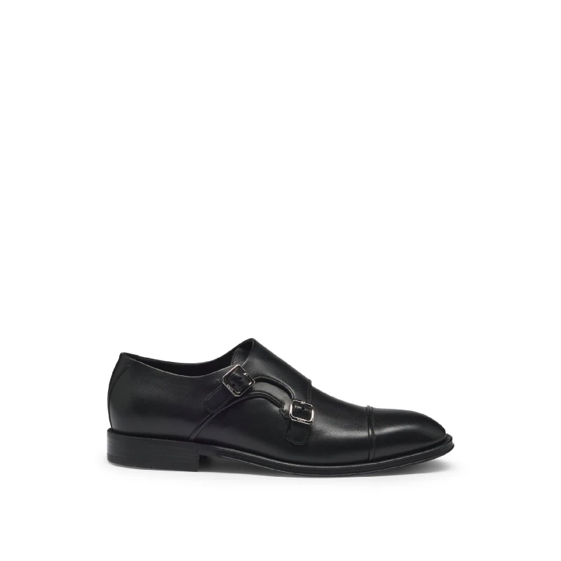 Image of Boss Mens Derrek Monk Buly Derby Shoes Black male 6 (40)