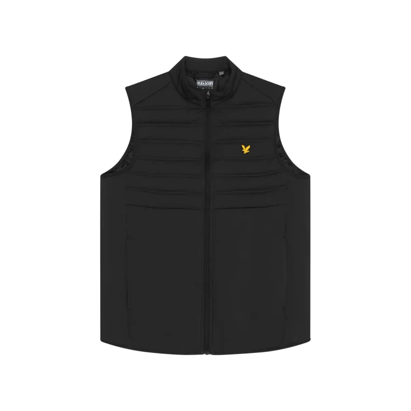 Image of Lyle & Scott Sleeveless jacket Lyle & Scott Hybrid Noir Male XS
