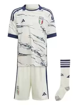 Image of Adidas Italy Home Mini Kit, White, Size 18-24 Months