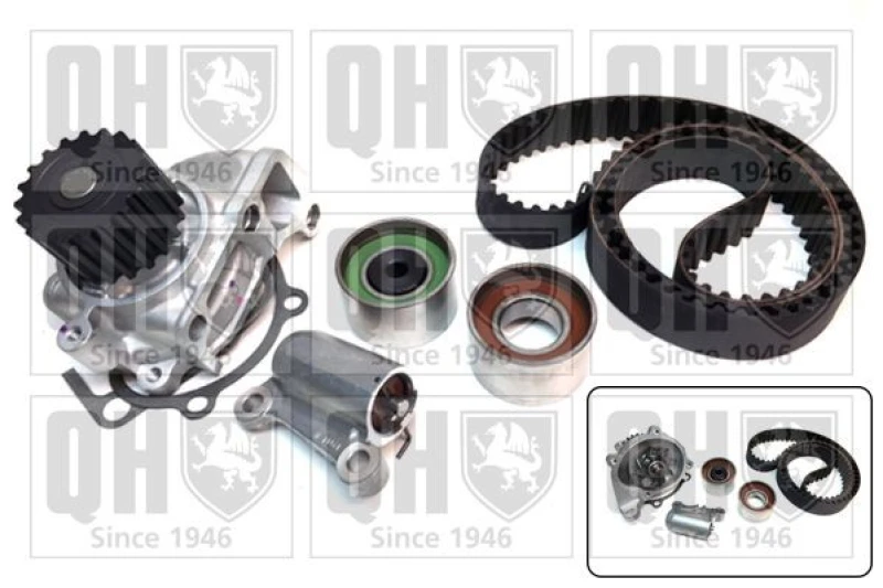Image of QUINTON HAZELL Water pump and timing belt kit QUINTON HAZELL QBPK8290