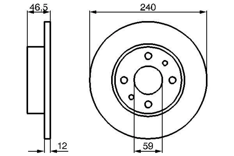 Image of Brake disc Bosch 0 986 478 353