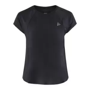 image of Craft Womens/Ladies Pro Charge T-Shirt (L) (Black)