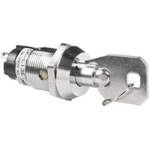Image of Key switch 250 V AC 3 A 1 x OnOffOn 2 x 45 NKK