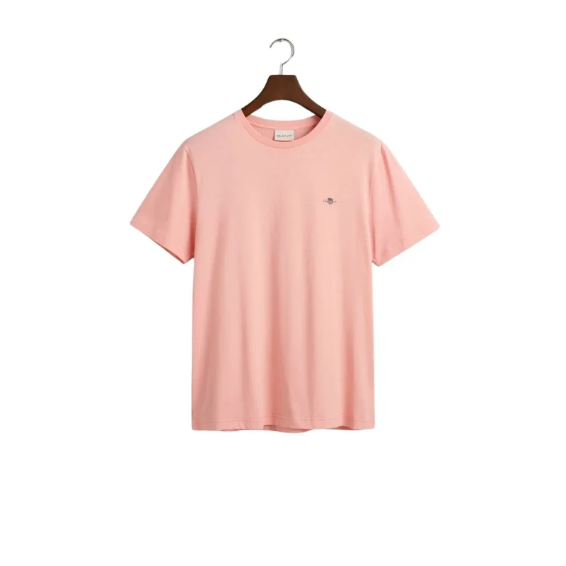 Image of Gant T-Shirt Gant Reg Shield Rose Male M 2003184-671