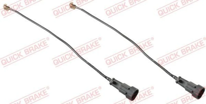Image of QUICK BRAKE Brake pad wear sensor QUICK BRAKE WS 0282 A